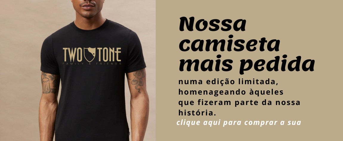 twotone camisa preta
